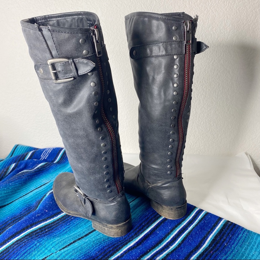 Steve Madden Cactuss Zip Up Riding Boots